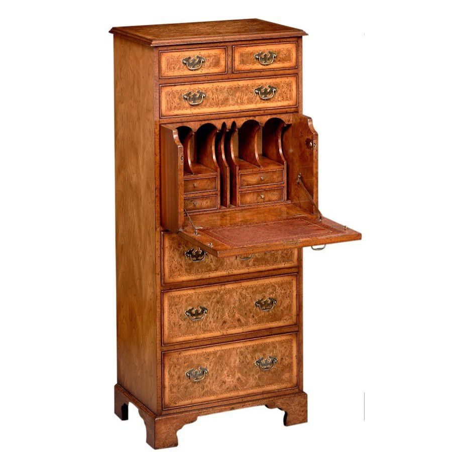 Furniture * | Scully & Scully Elm And Yew Chest / Secretary