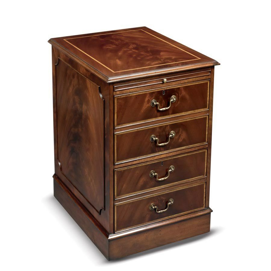 Furniture * | Scully & Scully Mahogany File Cabinet