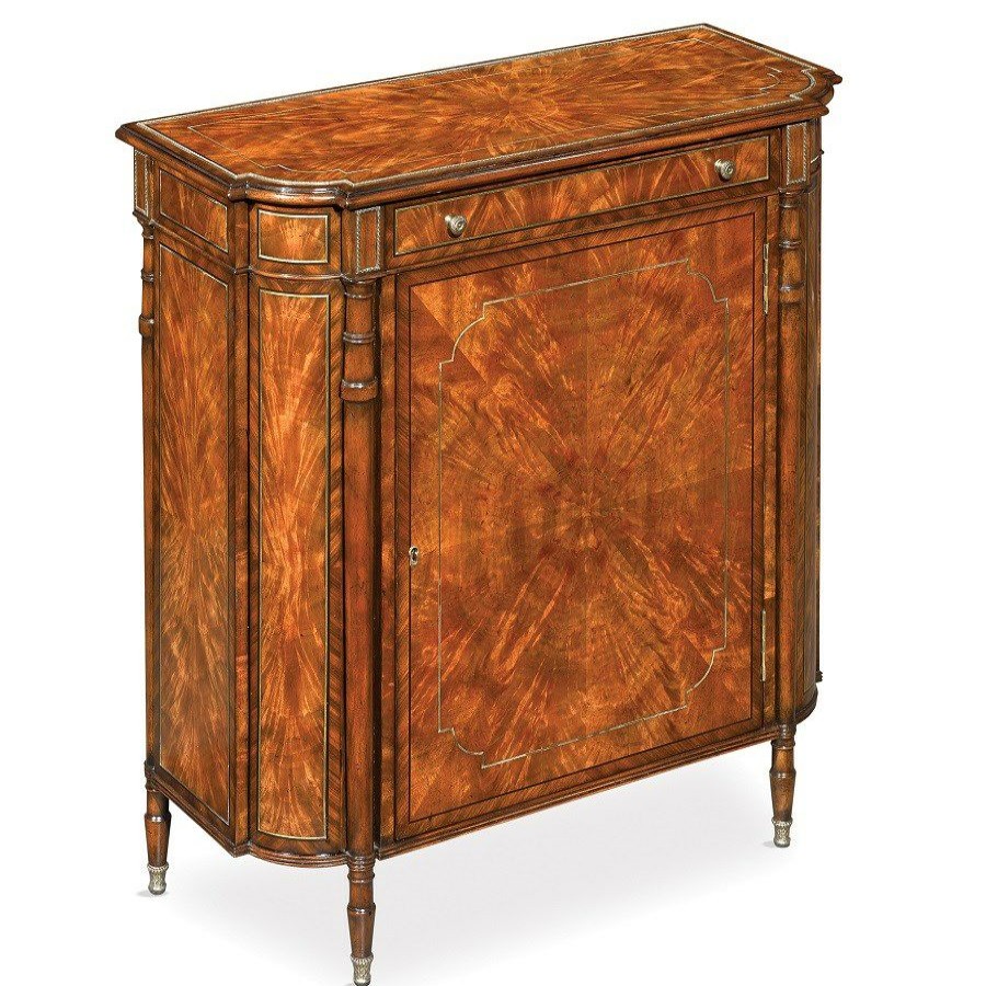 Furniture * | Scully & Scully Inlaid Mahogany Side Cabinet