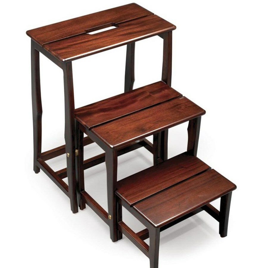 Furniture * | Scully & Scully Folding Library Steps