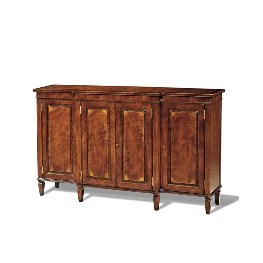 Furniture * | Scully & Scully Crotch Mahogany & Rosewood Sideboard