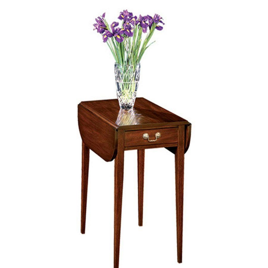 Tables * | Scully & Scully Mahogany Drop Leaf Pembroke Table