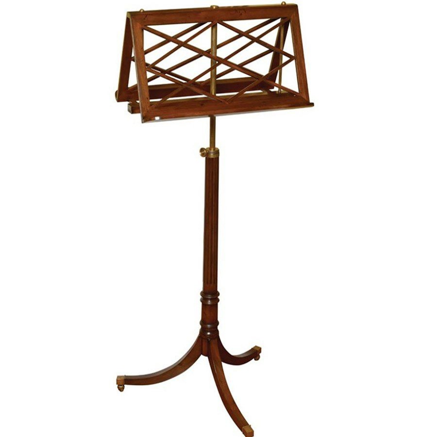 Furniture * | Scully & Scully Mahogany Music Stand