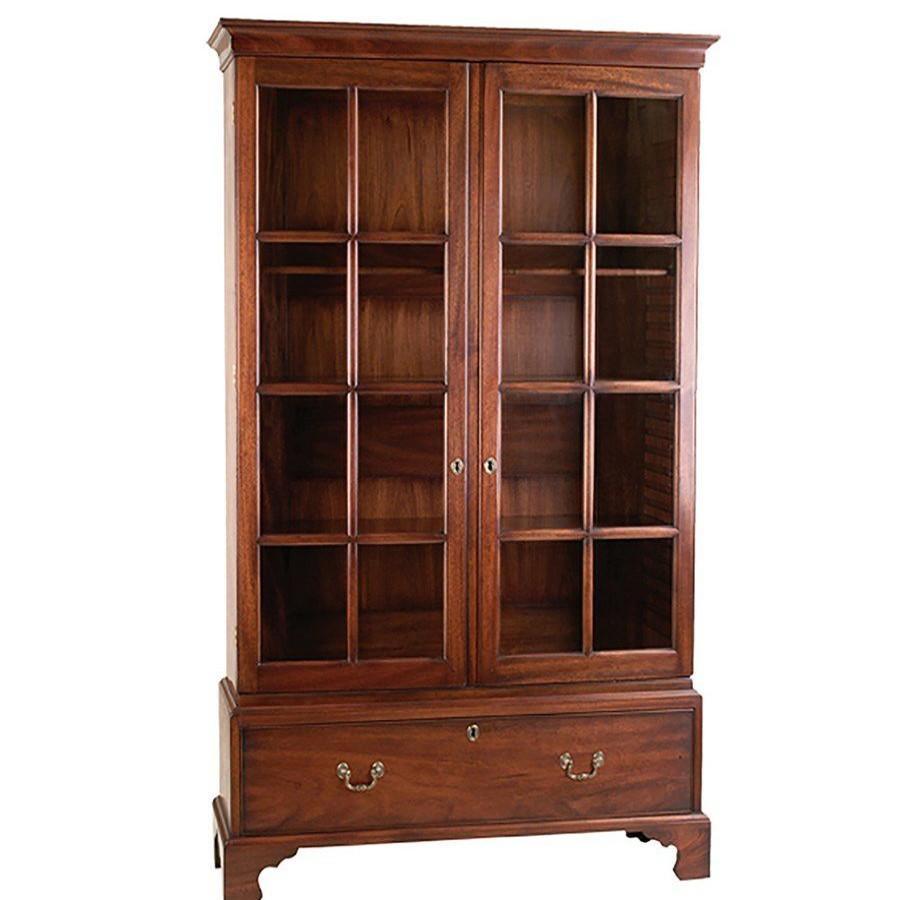 Furniture * | Scully & Scully Mahogany Chippendale Bookcase