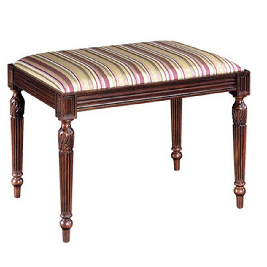 Furniture * | Scully & Scully Ogee Mahogany Bench