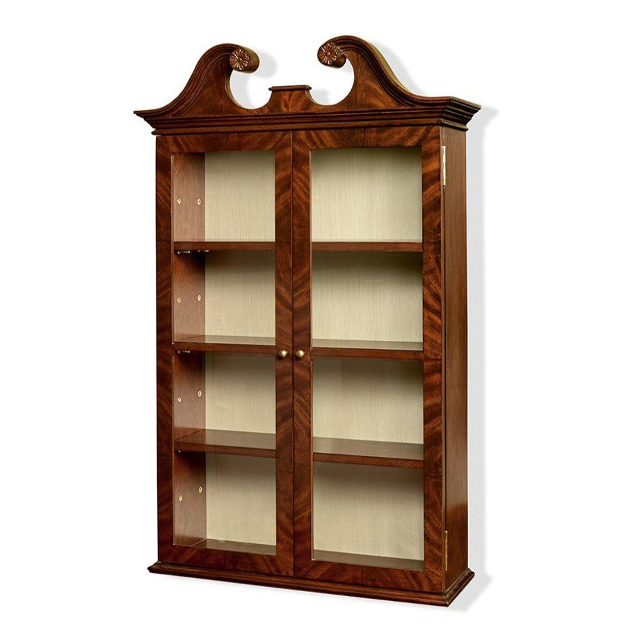 Furniture * | Scully & Scully Crest Mahogany Display Cabinet