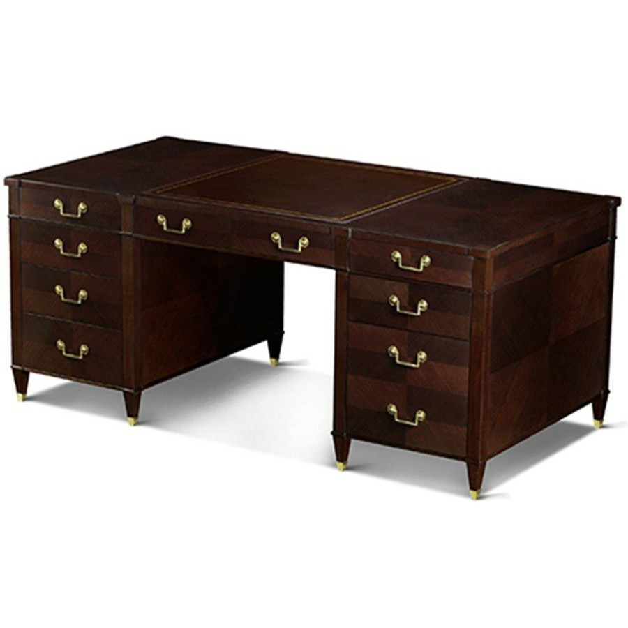 Furniture * | Scully & Scully Walnut Writing Desk