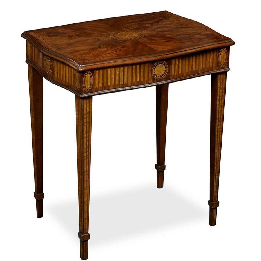 Tables * | Scully & Scully Flame Mahogany Side Table