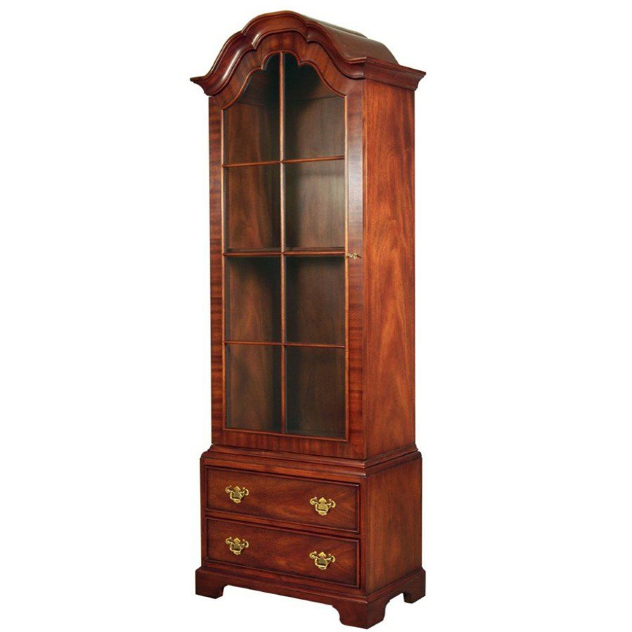 Furniture * | Scully & Scully Mahogany Center Cabinet With Lighting