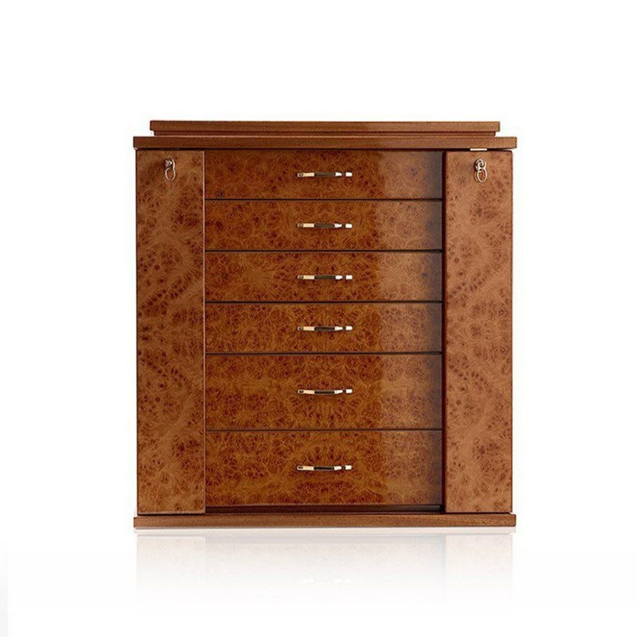 Furniture * | Scully & Scully Shiny Briarwood Jewel Box