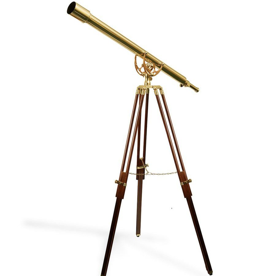 Furniture * | Scully & Scully 55-Inch Brass Harbormaster Telescope