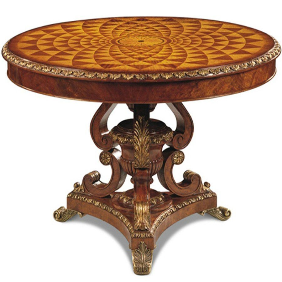 Tables * | Scully & Scully Mahogany Tripod Center Table