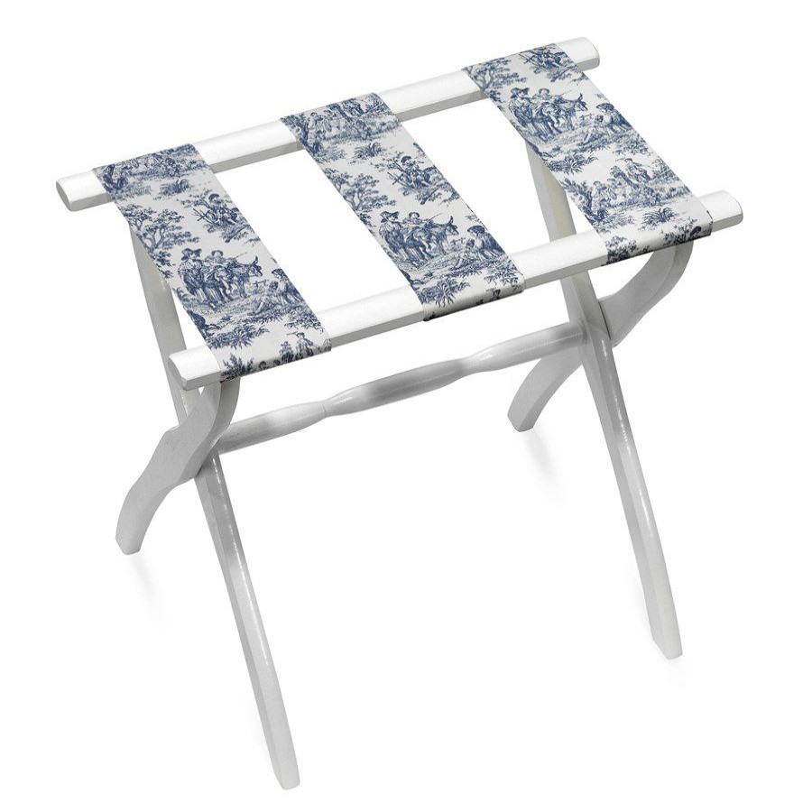 Furniture * | Scully & Scully Toile Luggage Rack