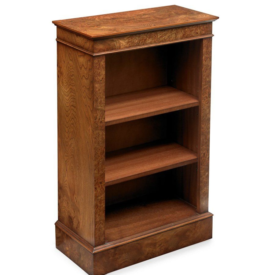 Furniture * | Scully & Scully Burr Elm Bookcase, Small