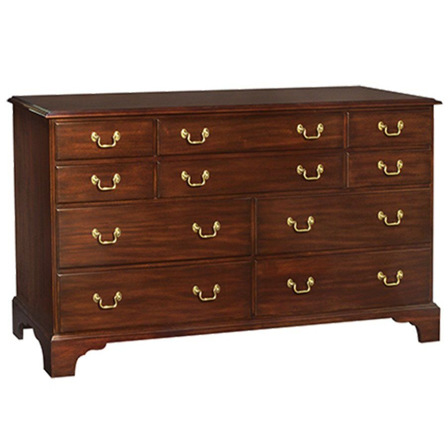 Furniture * | Scully & Scully Mahogany Triple Dresser