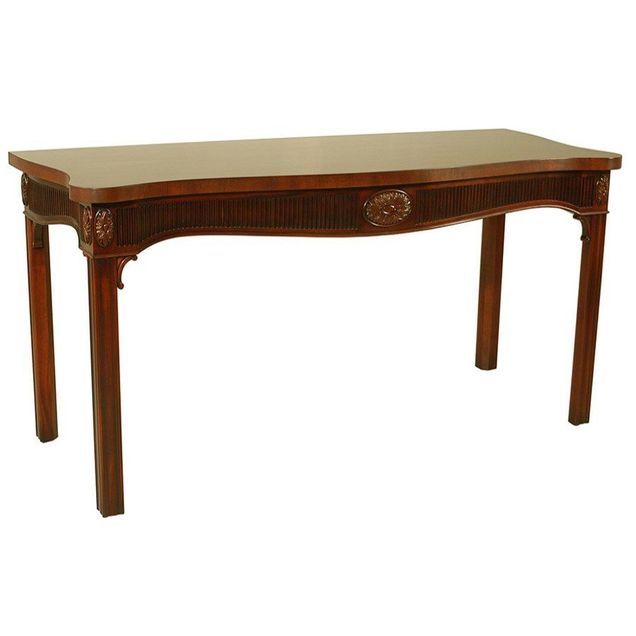 Tables * | Scully & Scully Chippendale Mahogany Console Table