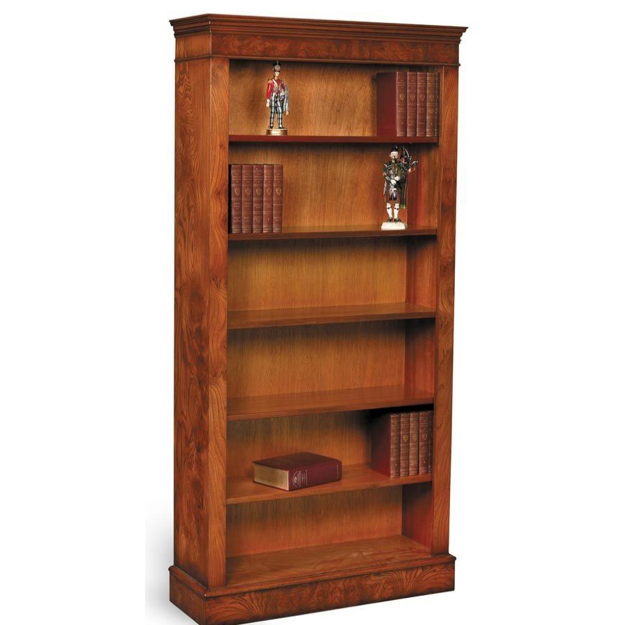 Furniture * | Scully & Scully Open Burr Elm Bookcases