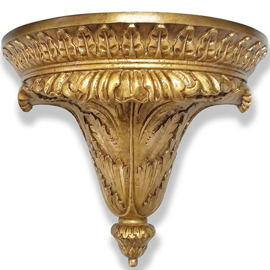 Furniture * | Scully & Scully Mahogany Wall Bracket With Gold Gilt